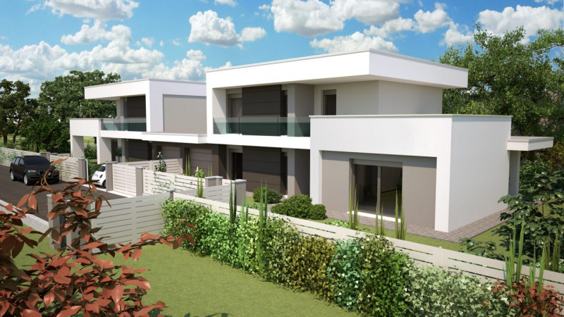 ALBIGNASEGO quartiere SAN TOMMASO in piccola lottizzazione porzione di elegante BIVILLA di nuova ...