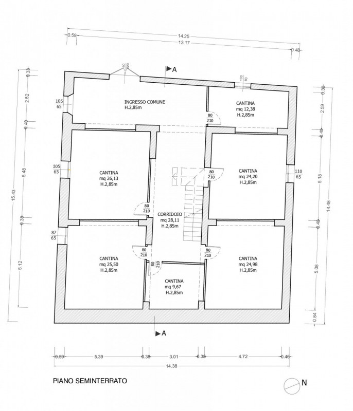 Su prestigioso palazzo d'epoca del 1700 in fase di completa ristrutturazione, nel quale si realiz...
