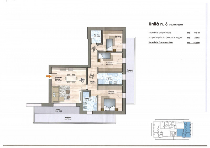 Vendesi a 500 metri dalle mura storiche, su palazzina di sole 6 unità, prestigiosi appartamenti c...