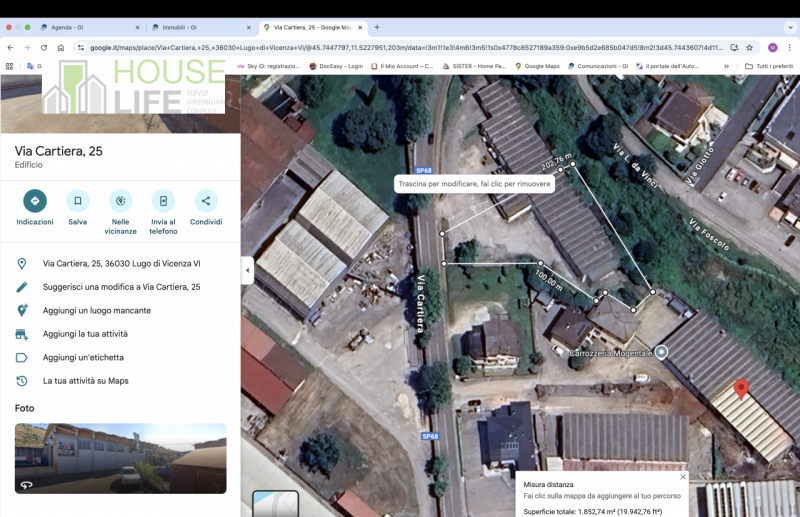 LUGO DI VICENZA: VENDIAMO CAPANNONE ARTIGIANALE / INDUSTRIALE AFFIANCATO da un lato di mq 650 cir...