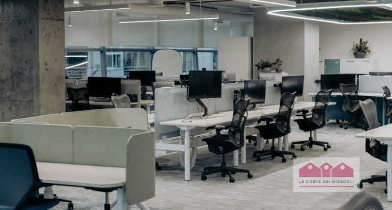 VI-OVEST: PALAZZINA DIREZIONALE, ULTIMO PIANO, 4 UFFICI DA 84 MQ A 178 MQ CON RELATIVI GARAGE DOP...