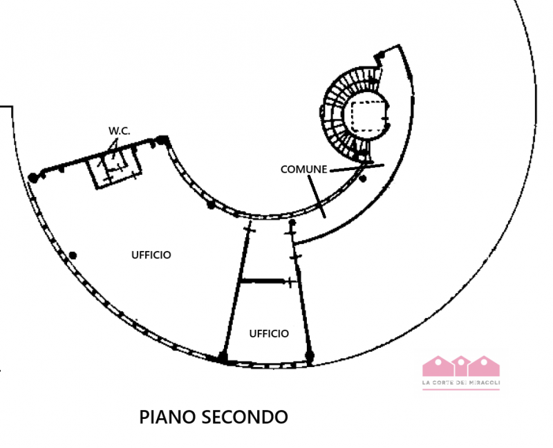VI-OVEST: PALAZZINA DIREZIONALE, ULTIMO PIANO, 4 UFFICI DA 84 MQ A 178 MQ CON RELATIVI GARAGE DOP...