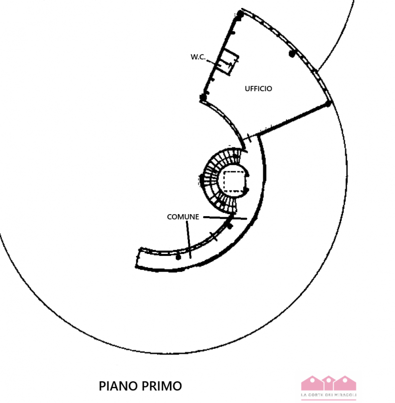 VI-OVEST: PALAZZINA DIREZIONALE, ULTIMO PIANO, 4 UFFICI DA 84 MQ A 178 MQ CON RELATIVI GARAGE DOP...