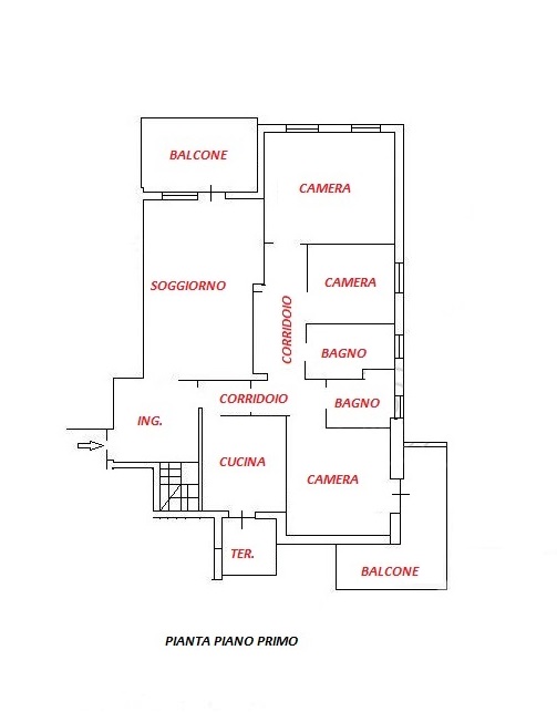 TRICAMERE RISTRUTTURATO CON TERRAZZO, TAVERNA E GARAGE DOPPIO. EURO 1300 MENSILI CANONE AGEVOLATO...