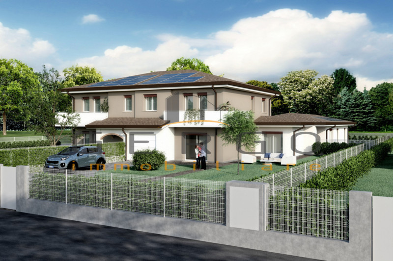 (Per info, Cristina: 3389226442) Bifamiliare di nuova costruzione immersa nel verde. In zona Mand...