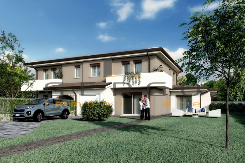 (Per info, Cristina: 3389226442) Bifamiliare di nuova costruzione immersa nel verde. In zona Mand...