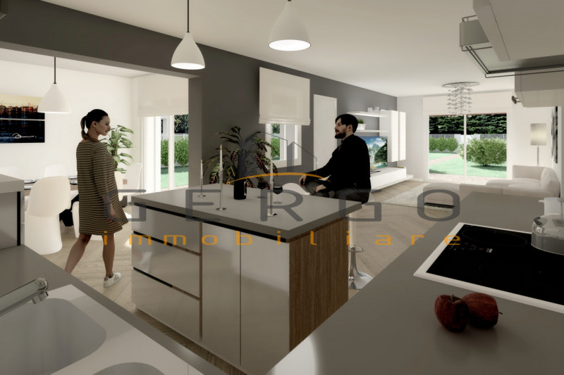 (Per info, Cristina: 3389226442) Bifamiliare di nuova costruzione immersa nel verde. In zona Mand...