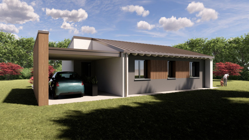 (Per INFO Roberto 3453195338) A Piombino Dese proponiamo in vendita una villetta singola sviluppa...