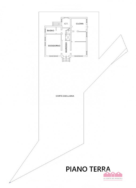 COSTABISSARA CENTRO: VILLA SINGOLA CON TERRENO EDIFICABILE E DEPANDANCE. PIANO TERRA CON INGRESSO...