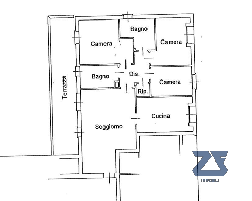 Elegante attico a due passi dal centro storico composto da un'ampia zona giorno luminosa e accogl...
