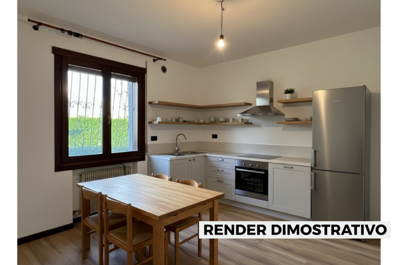BIFAMILIARE AFFIANCATA CON 4 CAMERE, GIARDINO E GARAGE DOPPIO, IN VENDITA A EURO 395.000, ZONA NO...