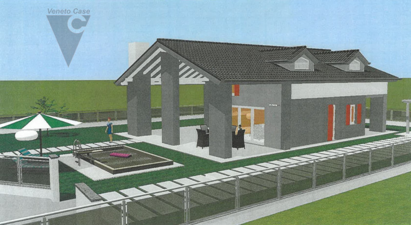 Proponiamo in centro paese, vicino alla chiesa, scuole e tutti i servizi, soluzione di villa sing...