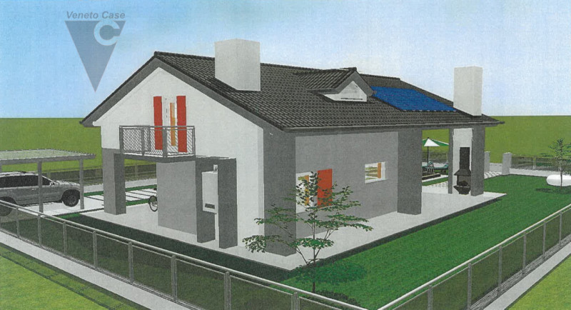 Proponiamo in centro paese, vicino alla chiesa, scuole e tutti i servizi, soluzione di villa sing...