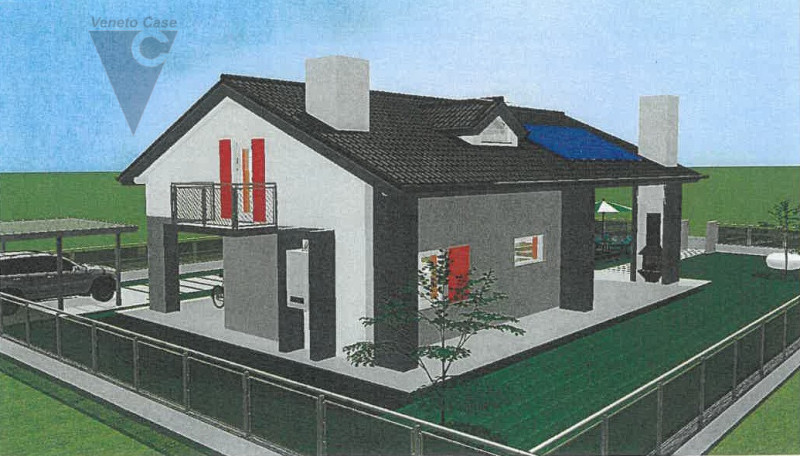 Proponiamo in centro paese, vicino alla chiesa, scuole e tutti i servizi, soluzione di villa sing...