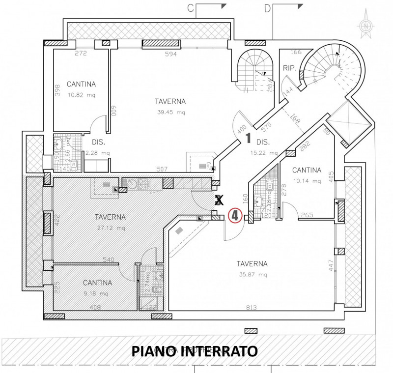 NUOVO DUPLEX 3 CAMERE VIC.ZE OSPEDALI €.677.000 tratt. - rif.ZA26
Appartamento n°4 da 255 mq con ...