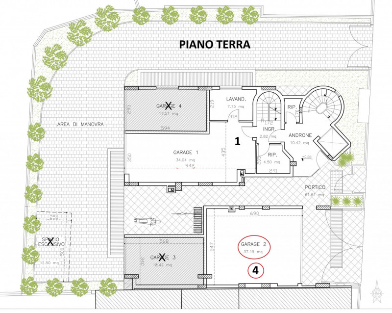NUOVO DUPLEX 3 CAMERE VIC.ZE OSPEDALI €.677.000 tratt. - rif.ZA26
Appartamento n°4 da 255 mq con ...