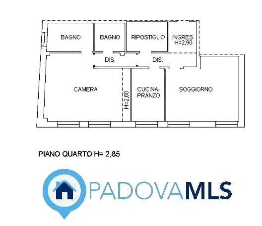 Immobile in esclusiva al Gruppo Padova MLS

Nel pieno centro storico di Padova, al terzo piano se...