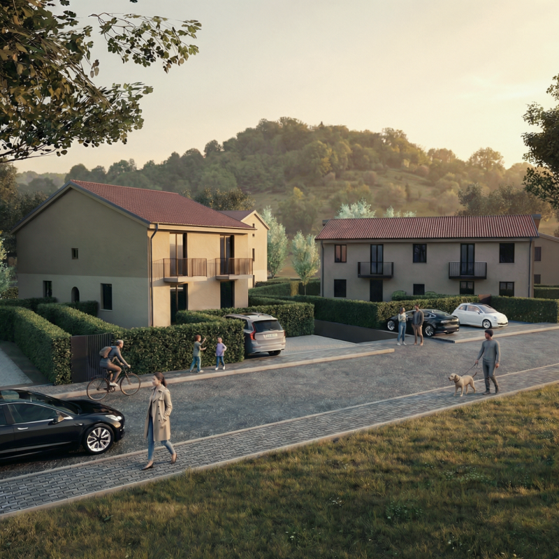 Unità 25.7 in Residenze Casa si compone da un appartamento tipologia bicamere al piano terra un c...