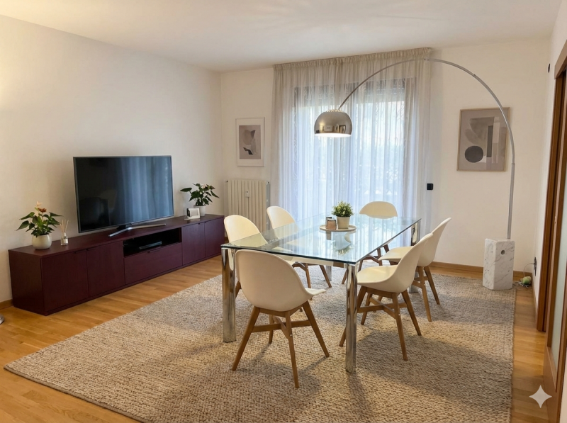 In una delle zone più richieste della città, proponiamo un ampio tricamere di circa 120 mq commer...