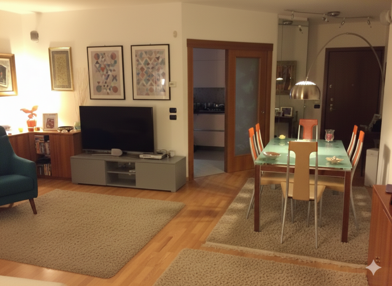 In una delle zone più richieste della città, proponiamo un ampio tricamere di circa 120 mq commer...