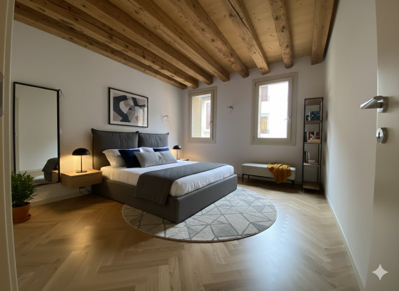 Attico su 2 livelli, collegato con ascensore, tutto nuovo in classe A1. 
Al piano terra 3 garage ...