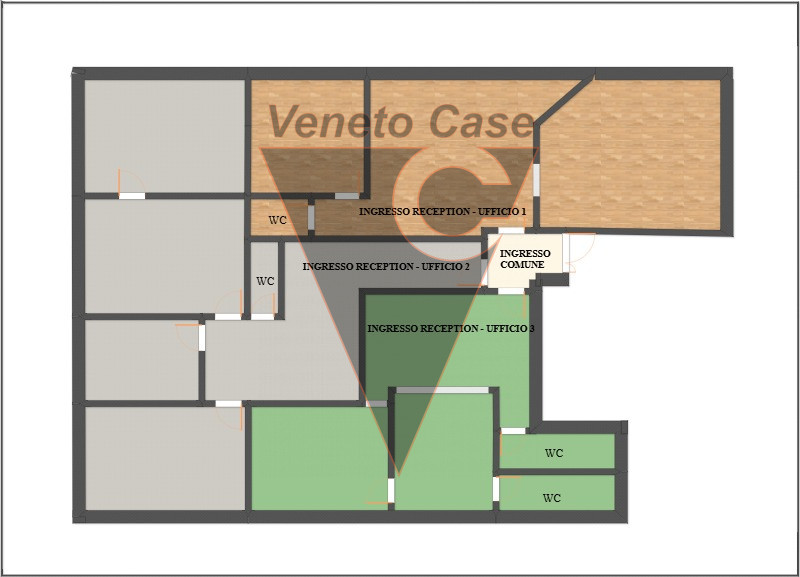 Proponiamo in vendita ampi e luminosi uffici di circa 240 mq nella prima periferia di Padova, nel...