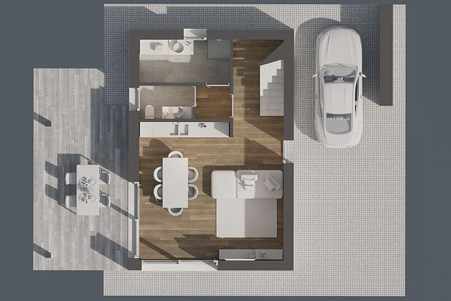 CASA MODERNA CON 3 CAMERE 2 BAGNI PORTICATO TERRAZZO POSTO AUTO COPERTO
Scopri la tua futura casa...