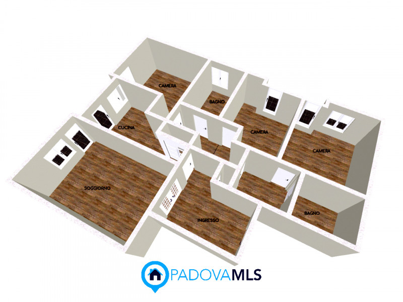 Immobile in esclusiva al Gruppo Padova MLS

In bella posizione residenziale, proponiamo appartame...