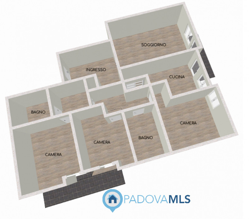 Immobile in esclusiva al Gruppo Padova MLS

In bella posizione residenziale, proponiamo appartame...