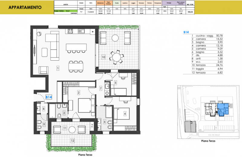 Ultimo attico disponibile! Splendido, con tutti i comfort possibili. Luminoso, curati e ben proge...