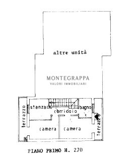 Situata nel centro di Riese Pio X, questa affascinante porzione di testa di trifamiliare è ora di...