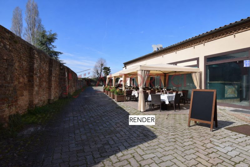 PIOVE DI SACCO - LOCALE COMMERCIALE al piano terra, precedentemente adibito a ristorante, ideale ...