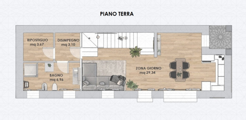 Colbertaldo: graziosa casetta singola, che attualmente si trova allo stato GREZZO, la cui costruz...