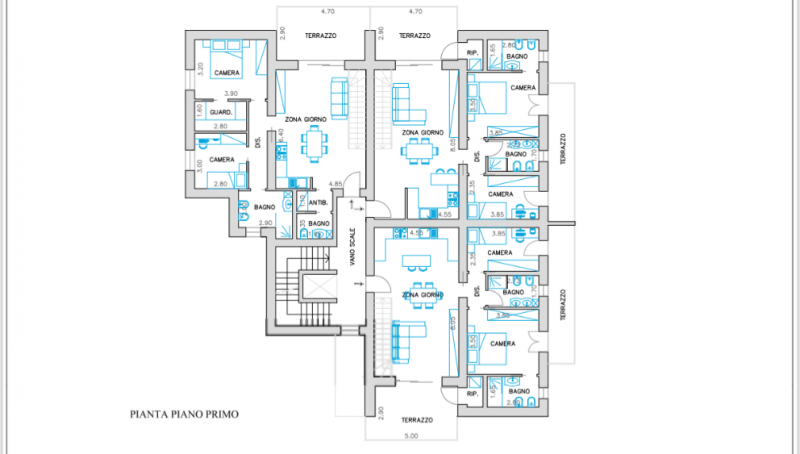 Vendesi appartamenti di nuova costruzione in classe energetica A4, inseriti in elegante palazzina...