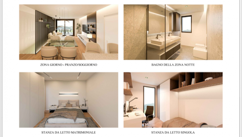 Vendesi appartamenti di nuova costruzione in classe energetica A4, inseriti in elegante palazzina...