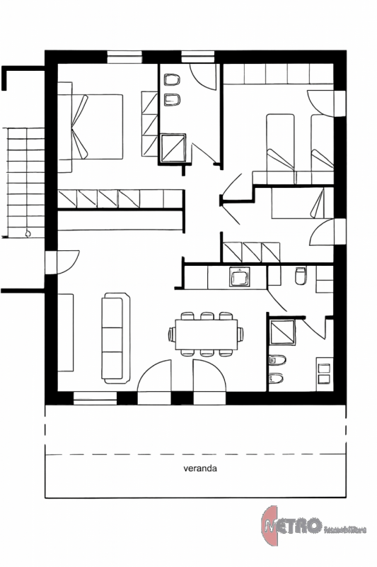 In una moderna palazzina in fase di completamento, prevista per il 2026, proponiamo in vendita un...