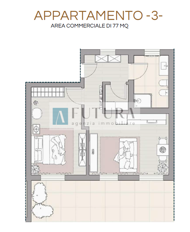 In contesto di sole 6 unità abitative, attualmente in fase di completa ristrutturazione, proponia...