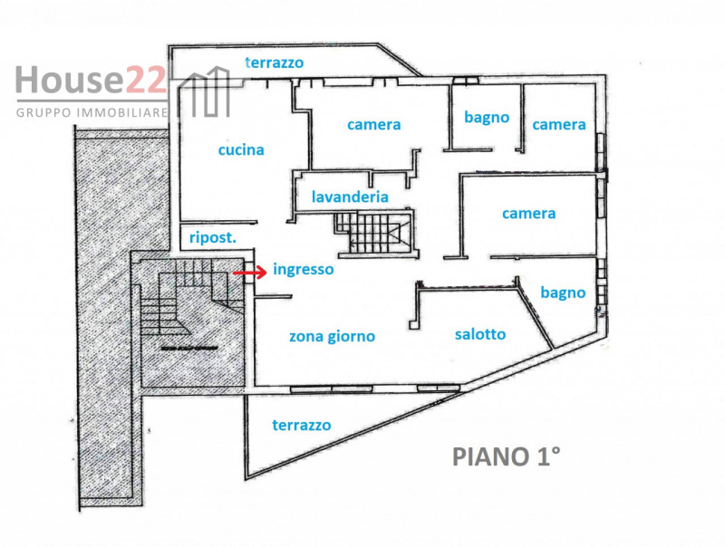 SANTA BERTILLA (Via Battaglione Stelvio 24). In tranquilla zona residenziale proponiamo, in villa...