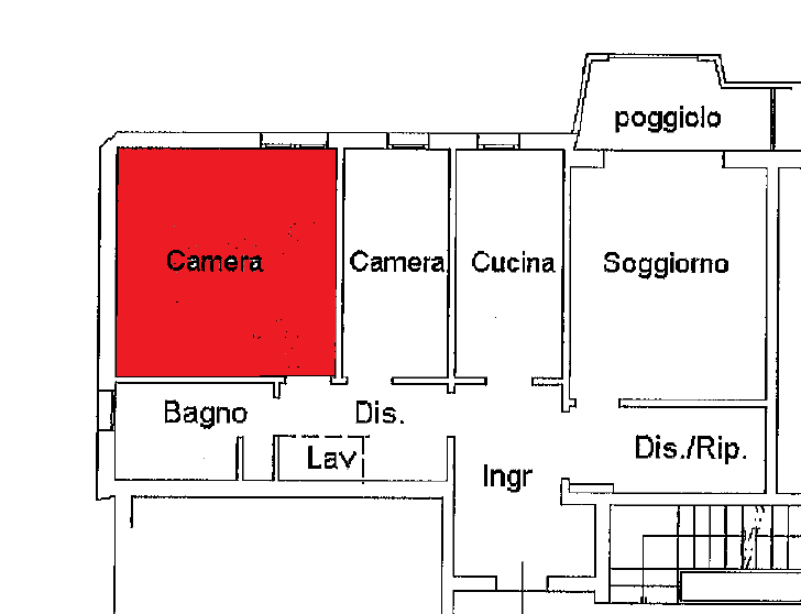 PALTANA: Affittasi posto letto in camera doppia, per una studentessa, in appartamento condiviso; ...