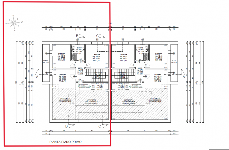 FOSSO' - PORZIONI DI BIFAMILIARE di nuova realizzazione che godono di un ingresso e un giardino t...