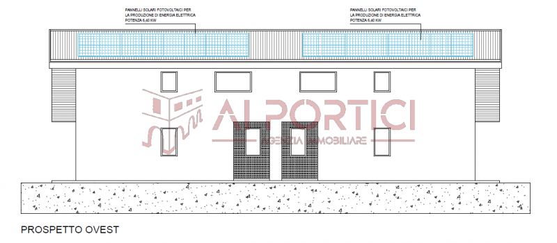 FOSSO' - PORZIONI DI BIFAMILIARE di nuova realizzazione che godono di un ingresso e un giardino t...