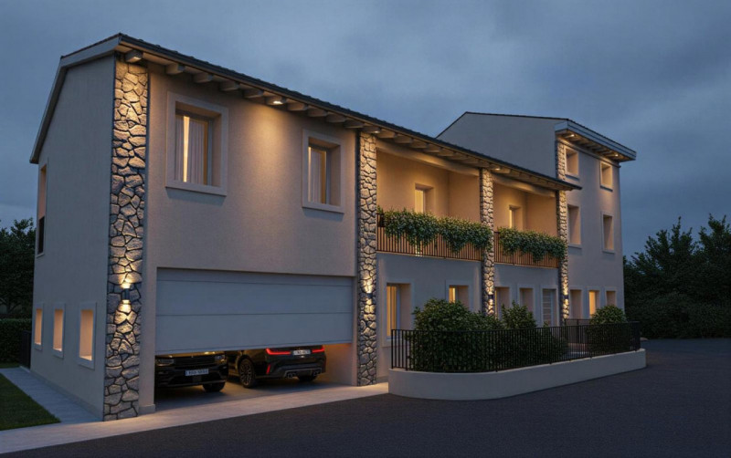 In contesto residenziale di nuova costruzione, proponiamo appartamento bicamere duplex, con spazi...