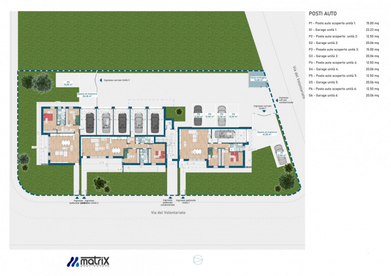 Appartamento Teolo (PD) Vista Colli Euganei località Treponti €. 265.000, piano terra con giardin...