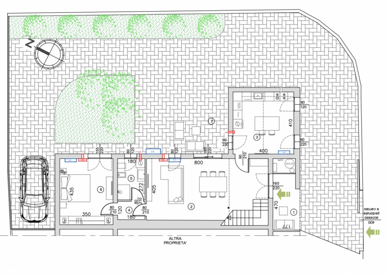 Porzione di bifamiliare di nuova realizzazione situata in zona residenziale molto tranquilla ma c...