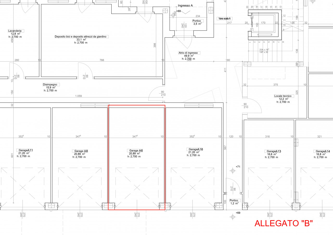 NUOVA COSTRUZIONE 3 CAMERE P. 1^ A6 RIF. "AAGA6"