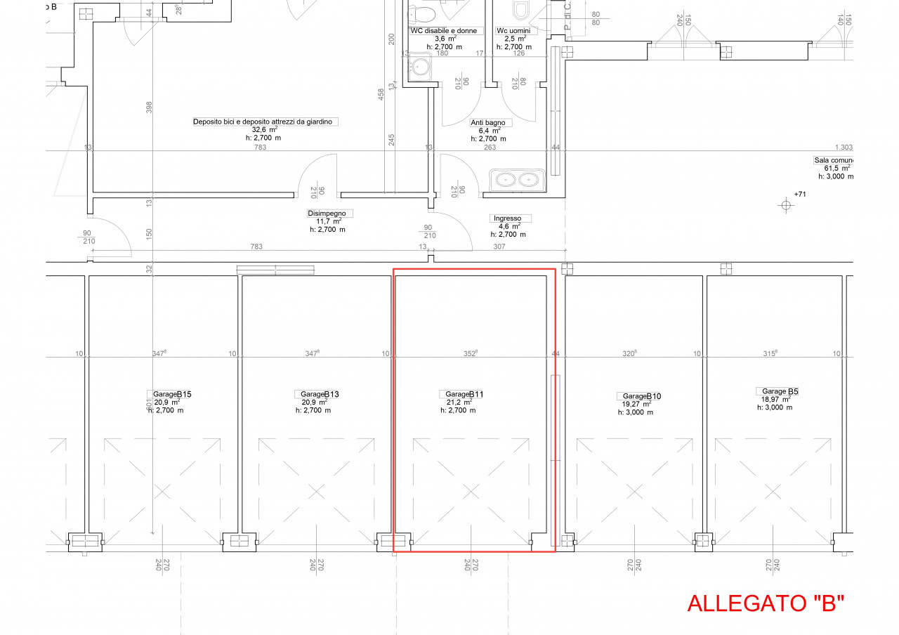 NUOVA COSTRUZIONE 3 CAMERE P. 2^ B11 RIF. "AAGB11"