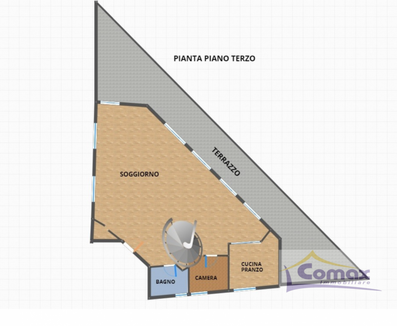 Abano Terme zona centralissima, Attico di 350 Mq. con bellissima terrazza panoramica di c.a. 150 ...