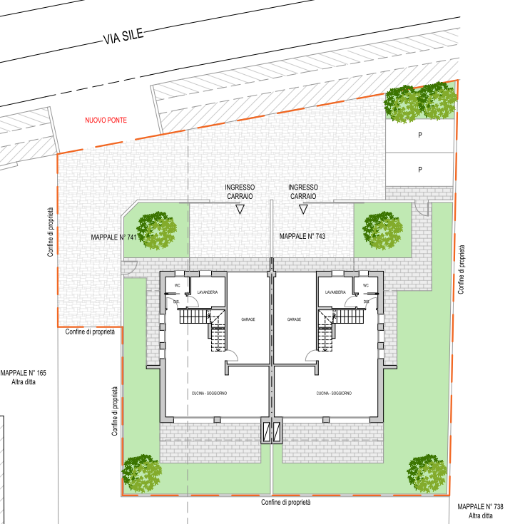 Castelfranco V.to: nella frazione di Salvatronda proponiamo alla vendita una villa bifamiliare di...