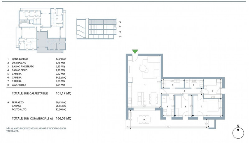 LIMENA, nuova edificazione in consegna per marzo 2027. Appartamento al secondo e ultimo piano. Am...