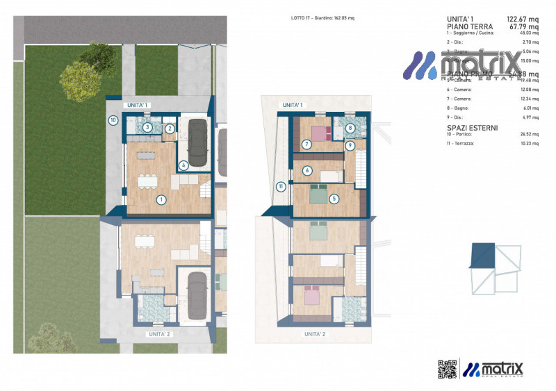 Trifamiliare a Noventa Padovana  (PD) €. 370.000  fotovoltaico 4,5 KW.

" Habitat "
il nuovo Resi...